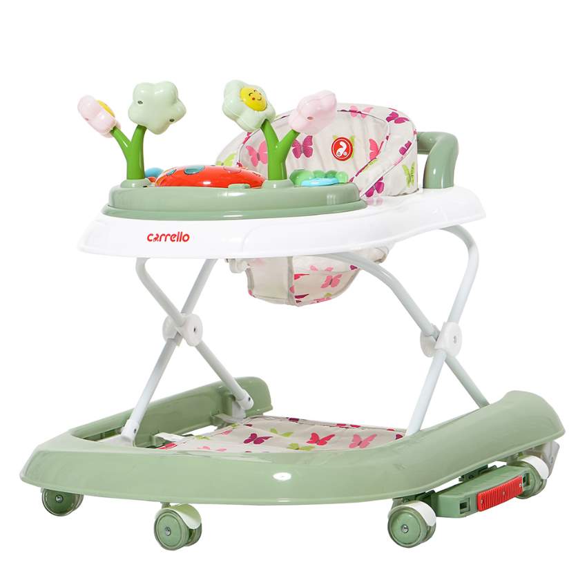 Ходунки CARRELLO Fiore CRL-9606 Green 3 в 1 (ходунки, гойдалка, каталка)